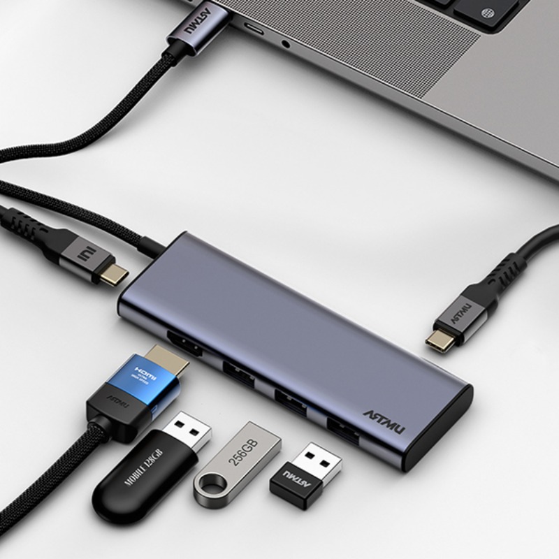 USB C타입 6in1 4K 60hz Gen2 10Gbps 멀티 허브 MH320