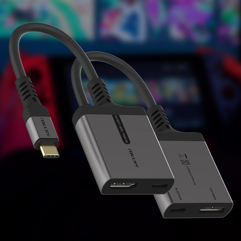C타입 to HDMI PD충전 미러링 HDR 어댑터 케이블