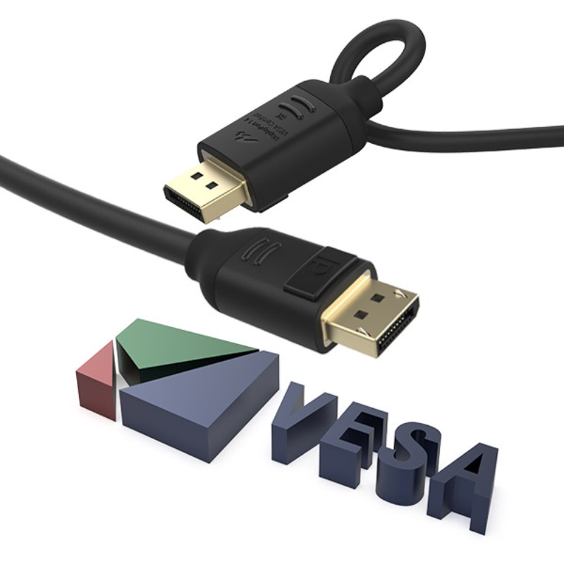 VESA 인증 DP to DP 1.4 8K DisplayPort 케이블 1m