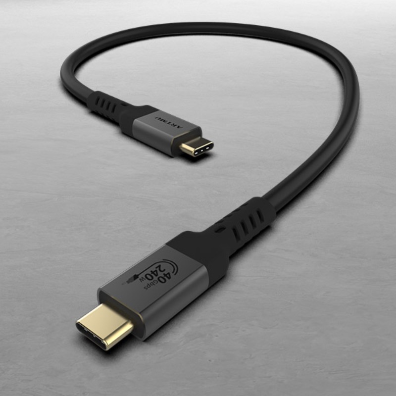 USB-IF 인증 USB4 240W EPR 40Gbps 20Gbps 케이블 1m